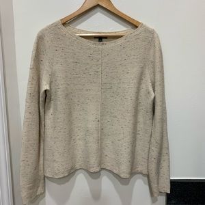 Eileen Fisher Organic Cotton Wool Cropped Sweater
